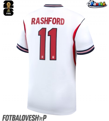 Anglie Marcus Rashford #11 Domácí Dres MS 2026 Krátký Rukáv